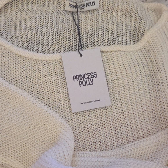 Princess Polly NWTs Cafe Pari Sweater - Picture 11 of 11